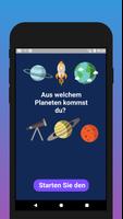 Welcher Planet bist du? Prüfung Plakat