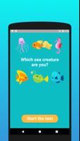 Which sea creature are you? পোস্টার