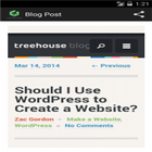 TreeHouse Blog Reader Zeichen