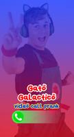 Chamadas vídeo Gato Galáctico Poster