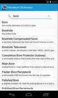 Petroleum Dictionary capture d'écran 2