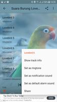 Suara Burung Lovebird Masteran Ekran Görüntüsü 3