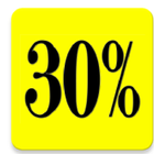 30% app icon