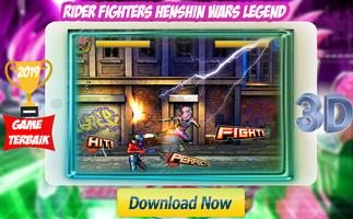 Rider Fighters  Ex-Aid Henshin Wars Legend 3D imagem de tela 1
