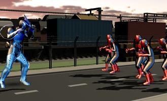 Rider Fighters : OOO Henshin Wars Legend 3D imagem de tela 2