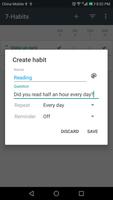 Habit Tracker captura de pantalla 1