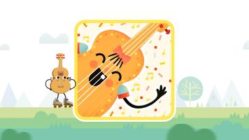Guitar & Drum: Music & Run Plakat