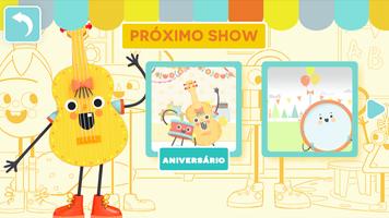 Guitar & Drum: Rainbow Band Plakat