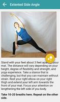 Exercices de yoga pour disque  Affiche