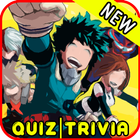 BNHA Boku No Hero Anime héroes Quiz Academy Game icône
