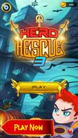 Hero Rescue 3: Pull Pin puzzle game 2021 पोस्टर