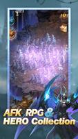 AFK heros thron-idle RPG games постер