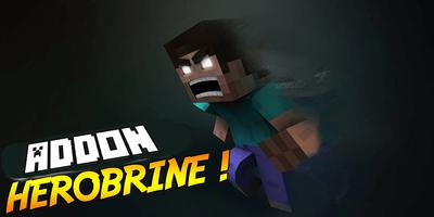 Herobrine Mod постер