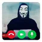 Fake Vid Call Hacker Anonymous icon