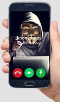 Fake Vid Call Hacker Anonymous Affiche