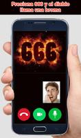 Presiona 666 y el diablo llama Cartaz