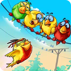 Birds On A Wire: Match 3 APK 下載