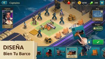 Pirate Ships・Construye y lucha captura de pantalla 1
