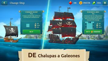 Pirate Ships・Construye y lucha captura de pantalla 2