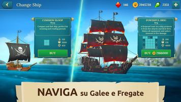 2 Schermata Pirate Ships・Crea e combatti