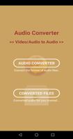 Audio Converter - Video/Audio to Audio পোস্টার