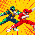 Hero Dino Ninja Ranger Retro ikona