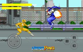 Hero Dino Ninja Ranger Retro تصوير الشاشة 1