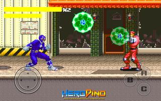 Hero Dino Ninja Ranger Retro imagem de tela 2