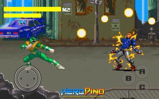 Hero Dino Ninja Ranger Retro Screenshot 3