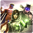 Superheroes Street Fighting Game: Infinity Karate Zeichen