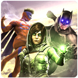 Superheroes Street Fighting Game: Infinity Karate Zeichen