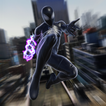 英雄蜘蛛忍者网络机器人战斗的武士战斗