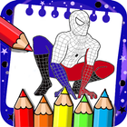 Spider Hero Coloring icône