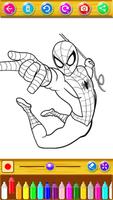 Spider Hero Coloring capture d'écran 3