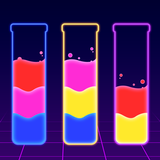 Water Sort Glow - Color Puzzle icône