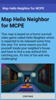 Mapa Hello Neighbor para MCPE Poster