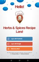Herbs & Spices Recipe Land Affiche