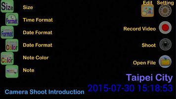 Date Camera (تاريخ الكاميرا) تصوير الشاشة 1