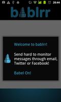 Bablrr Free Message Encoder โปสเตอร์