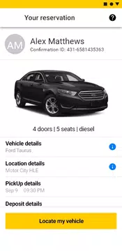 Screenshot 2 for Hertz Touchless