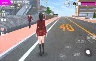 Hint SAKURA School Simulator Games Guide & Tips Plakat