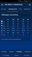 Weather in Holland: the app screenshot 2
