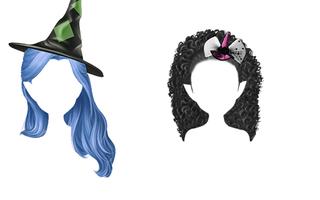 Halloween Girls Dressup Poster
