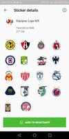 Futbol Mexicano Stickers اسکرین شاٹ 3