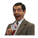 Mr Bean Stickers ikona