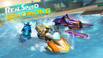 Real Speed Boat Racing الملصق