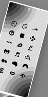 Flat Black - Icon Pack ảnh chụp màn hình 1