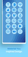 Blue You - Icon Pack captura de pantalla 3