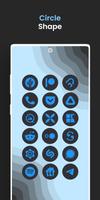 برنامه‌نما Blue You Dark - Icon Pack عکس از صفحه