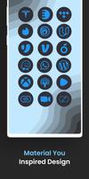 Blue You Dark - Icon Pack ảnh chụp màn hình 3